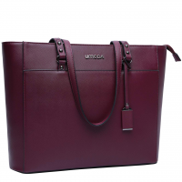 UMODA Business Laptop Bag for Women Dark Purple 15.6in
